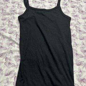 🍄No Boundaries Black Ribbed Camisole Tank
